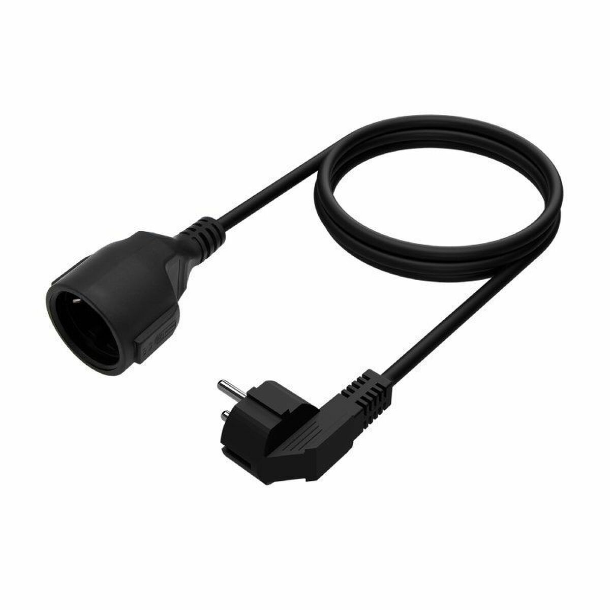 Strāvas Vads Aisens A132-0601 Melns 3 m